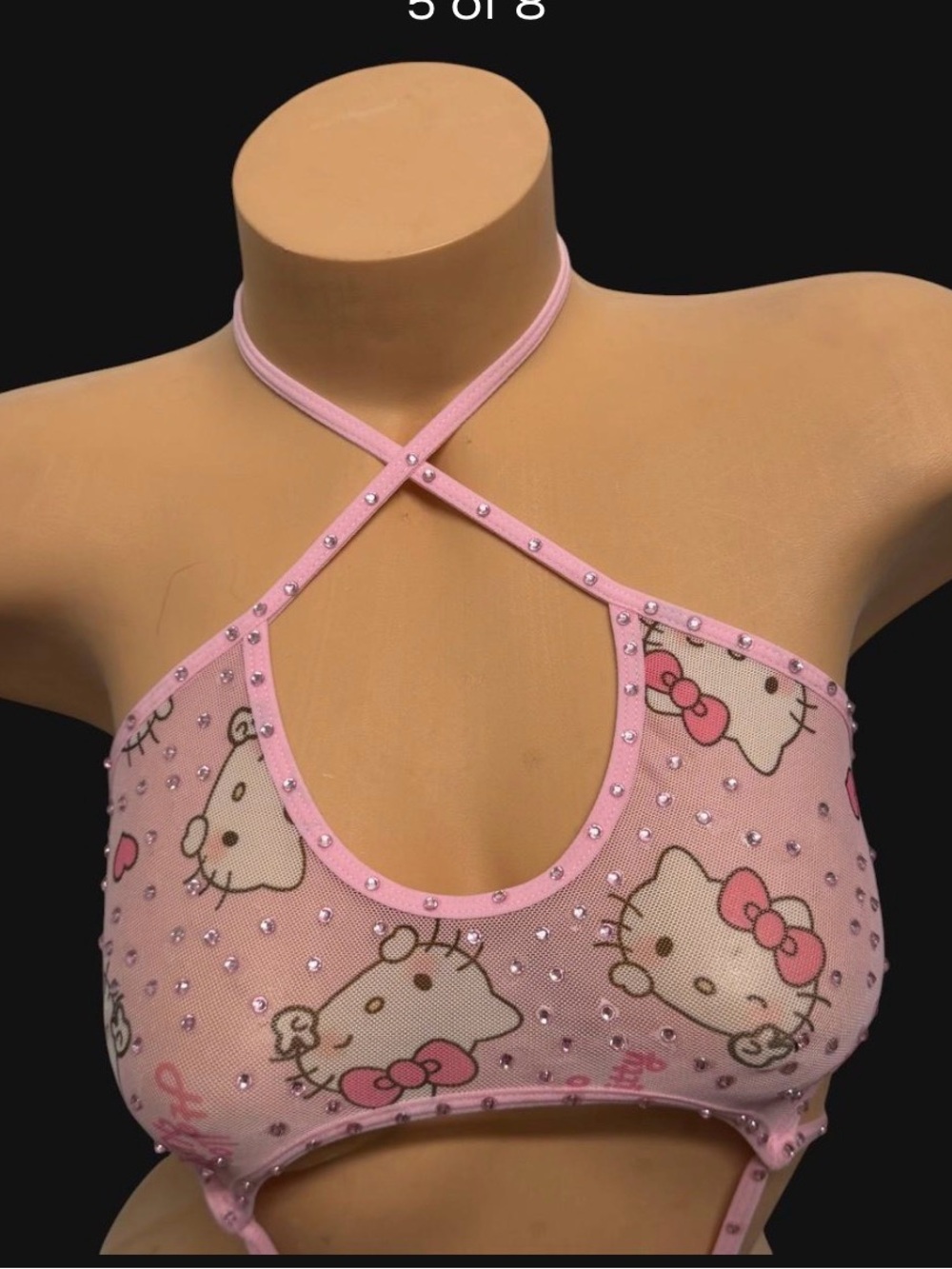 Exotic dance wear hello kitty slingshot - Picture 2 of 6